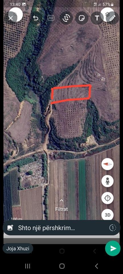 Shitet toke koder me pamje nga deti spille