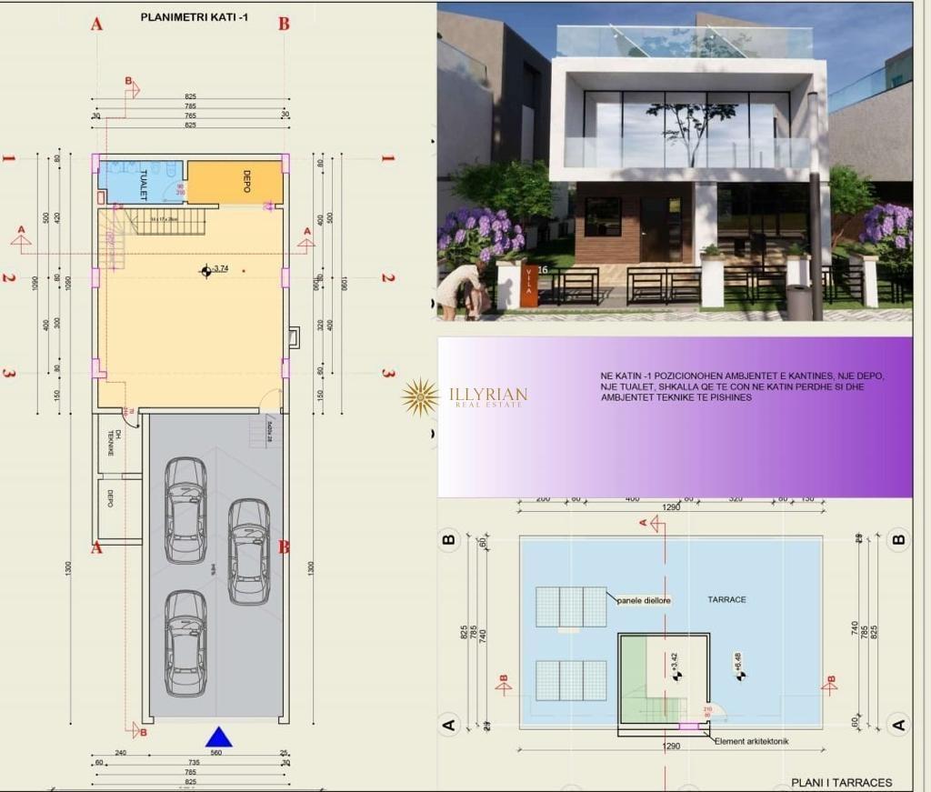 VILË 2-KATËSHE NË SHITJE, OLIVE PARK