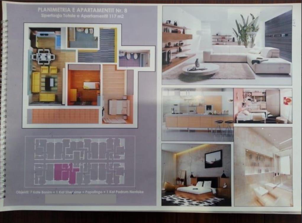 SHITEN 12 APARTAMENTE 2+1 & 3+1 DHE DYQANE 140M DERI 250M