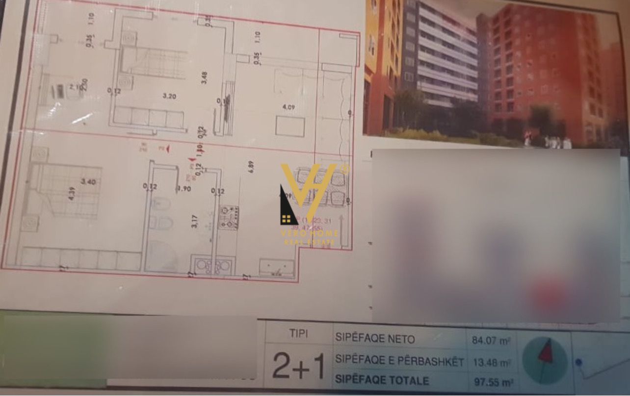 SHITET 2+1+BALLKON NE YZBERISHT 117.000 EURO