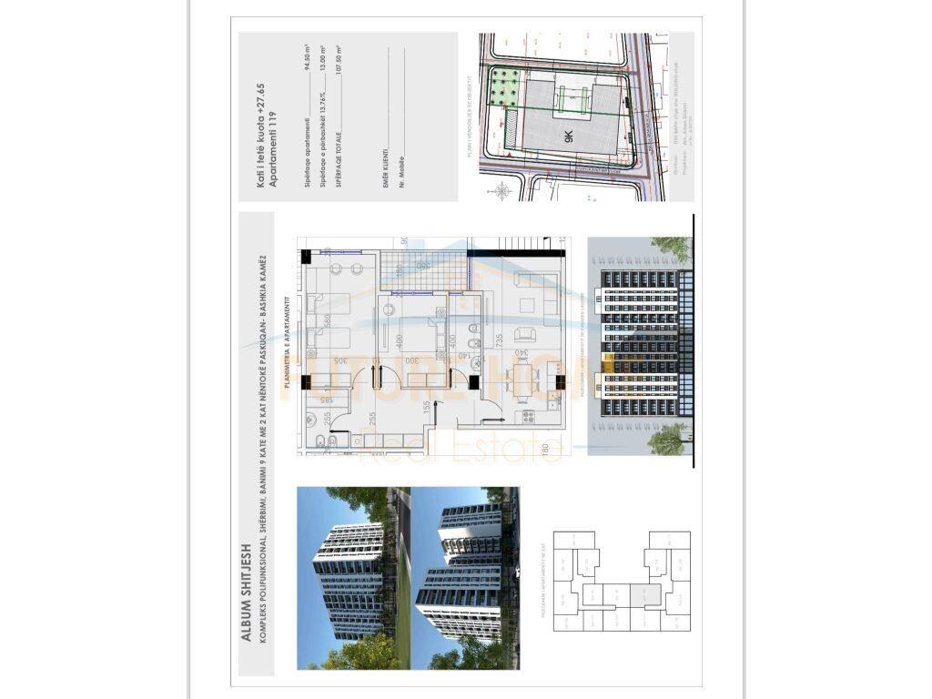 Shitet, Apartament 2+1+2, Paskuqan, Tirane