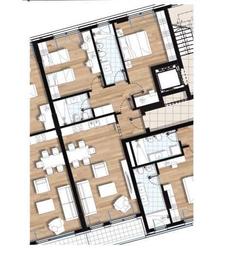 Shitet,Apartament 2+1+2,Paralel Living,Don Bosko,Tirane