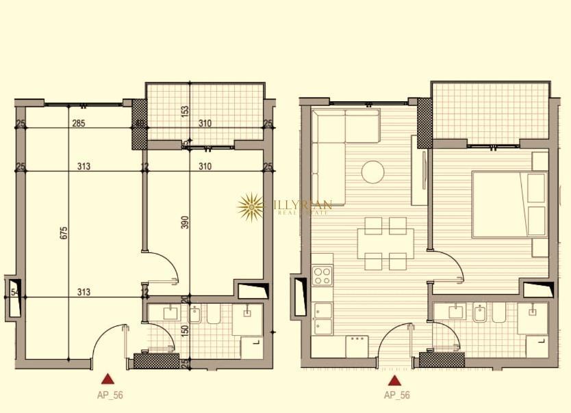 Apartament 1+1 në shitje, Rruga 5 Maji