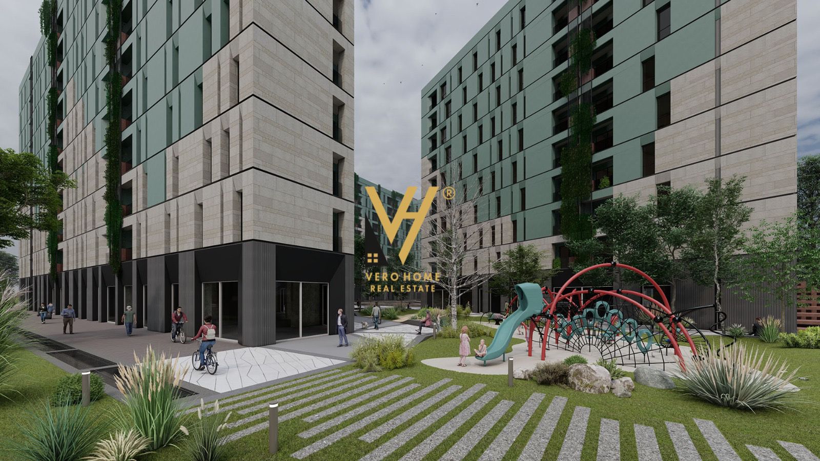 SHITET APARTAMENT 2+1+2 RES RIVERSIDE 213.000EURO