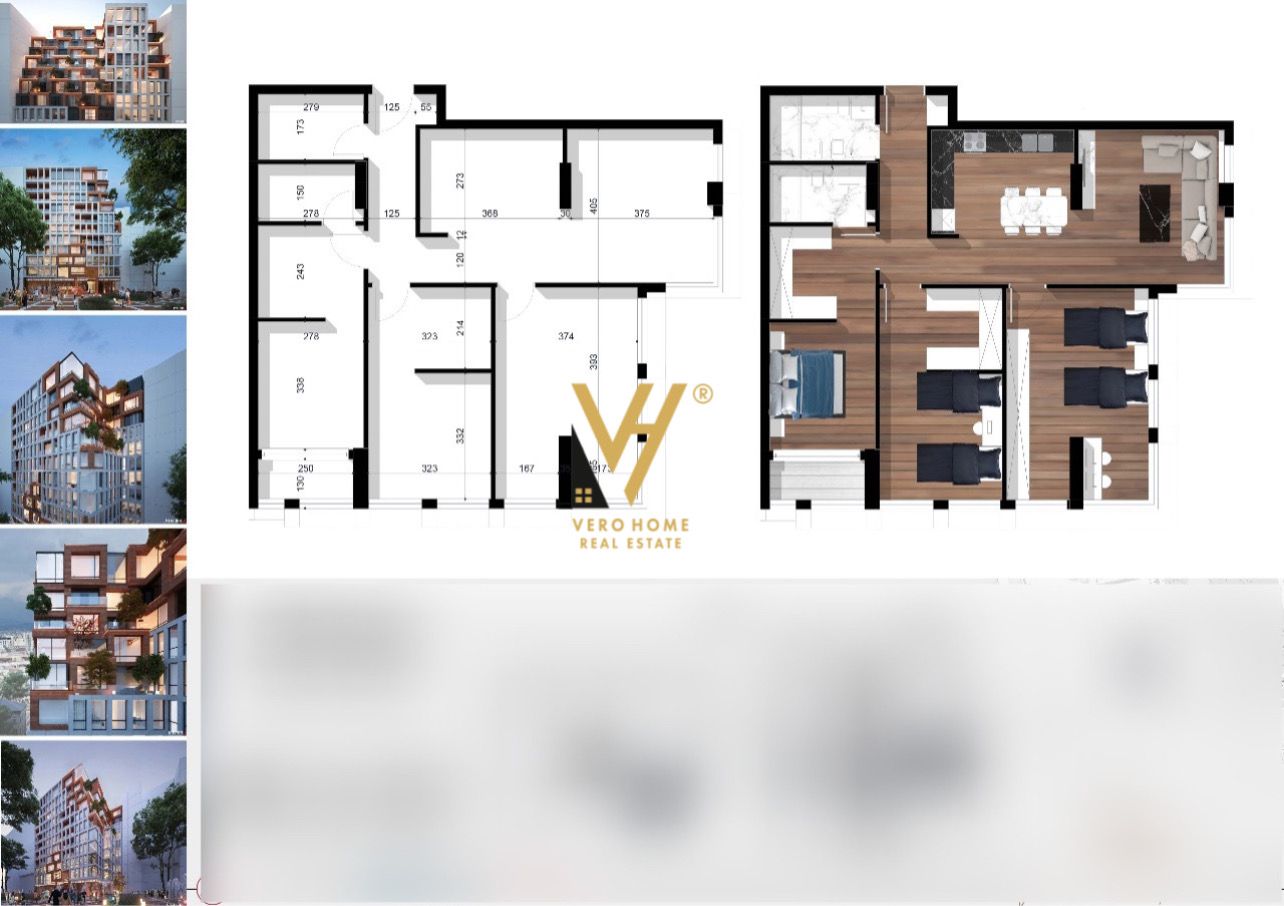 SHITET APARTAMENT 3+1+2 NE BLLOK 530.500 💶