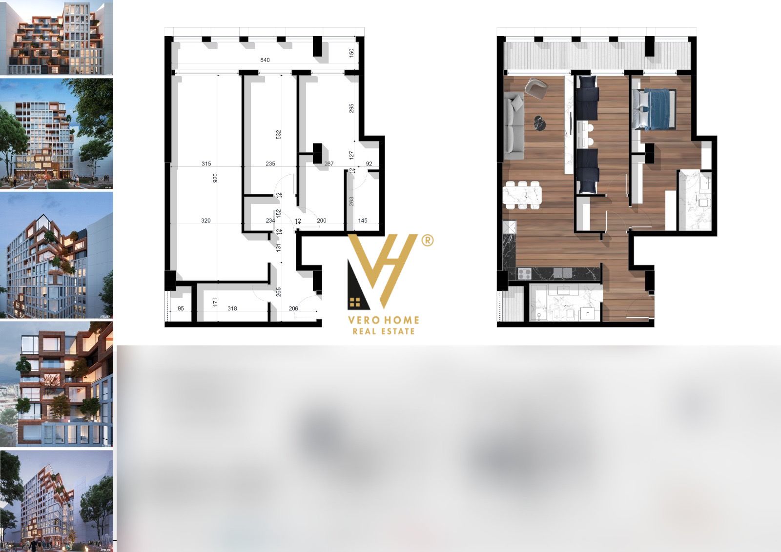 SHITET APARTAMENT 2+1+2 NE BLLOK 488.000 EURO