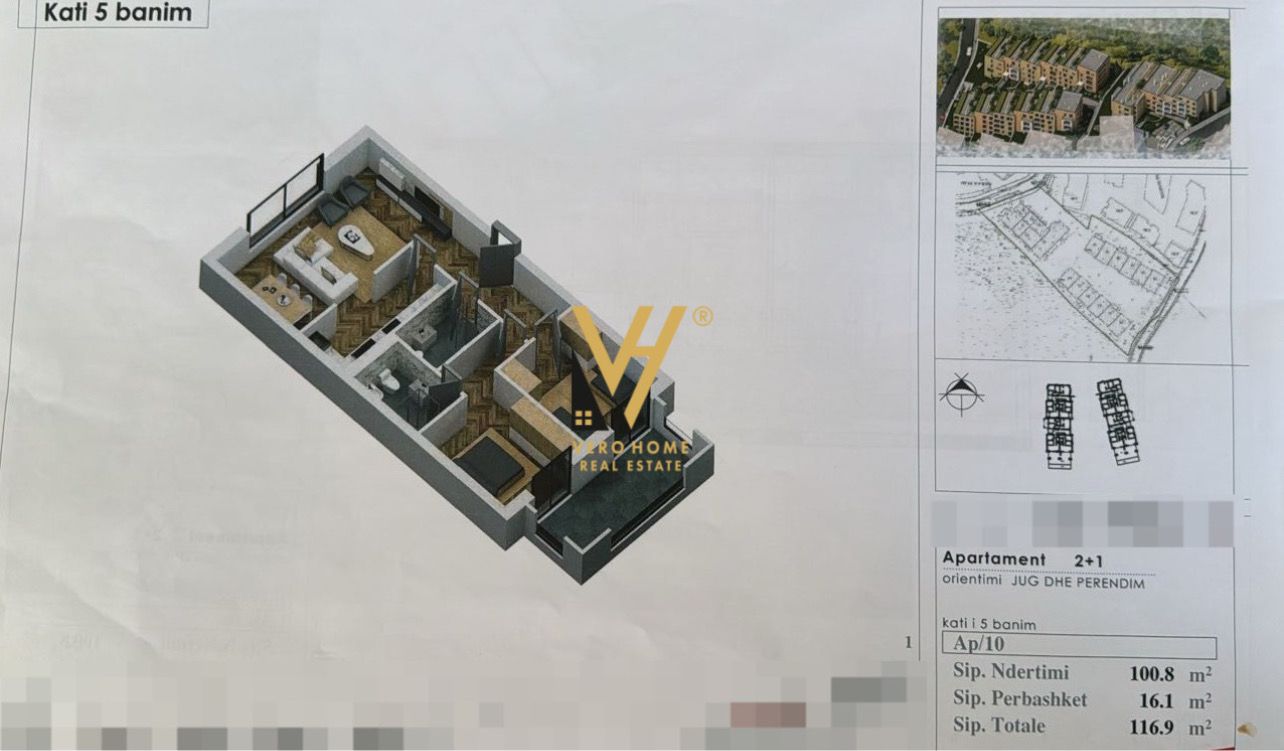 APARTAMENT 2+1+2 TE KOPSHTI ZOOLOGJIK 233.800 E