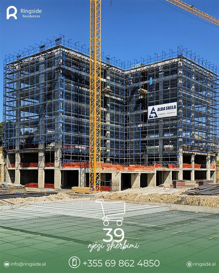 SHITET APARTAMENT 2+1 RING SIDE RESIDENCE PASKUQAN