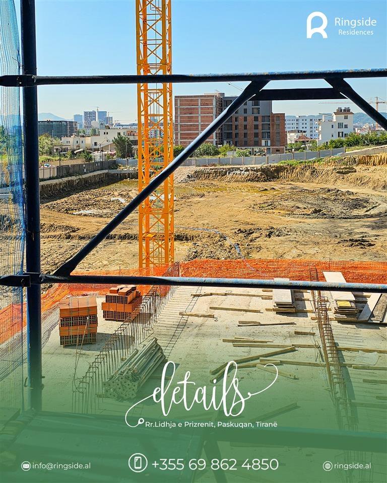 SHITET APARTAMENT 2+1 RING SIDE RESIDENCE PASKUQAN