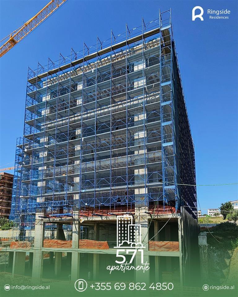 SHITET APARTAMENT 2+1 RING SIDE RESIDENCE PASKUQAN