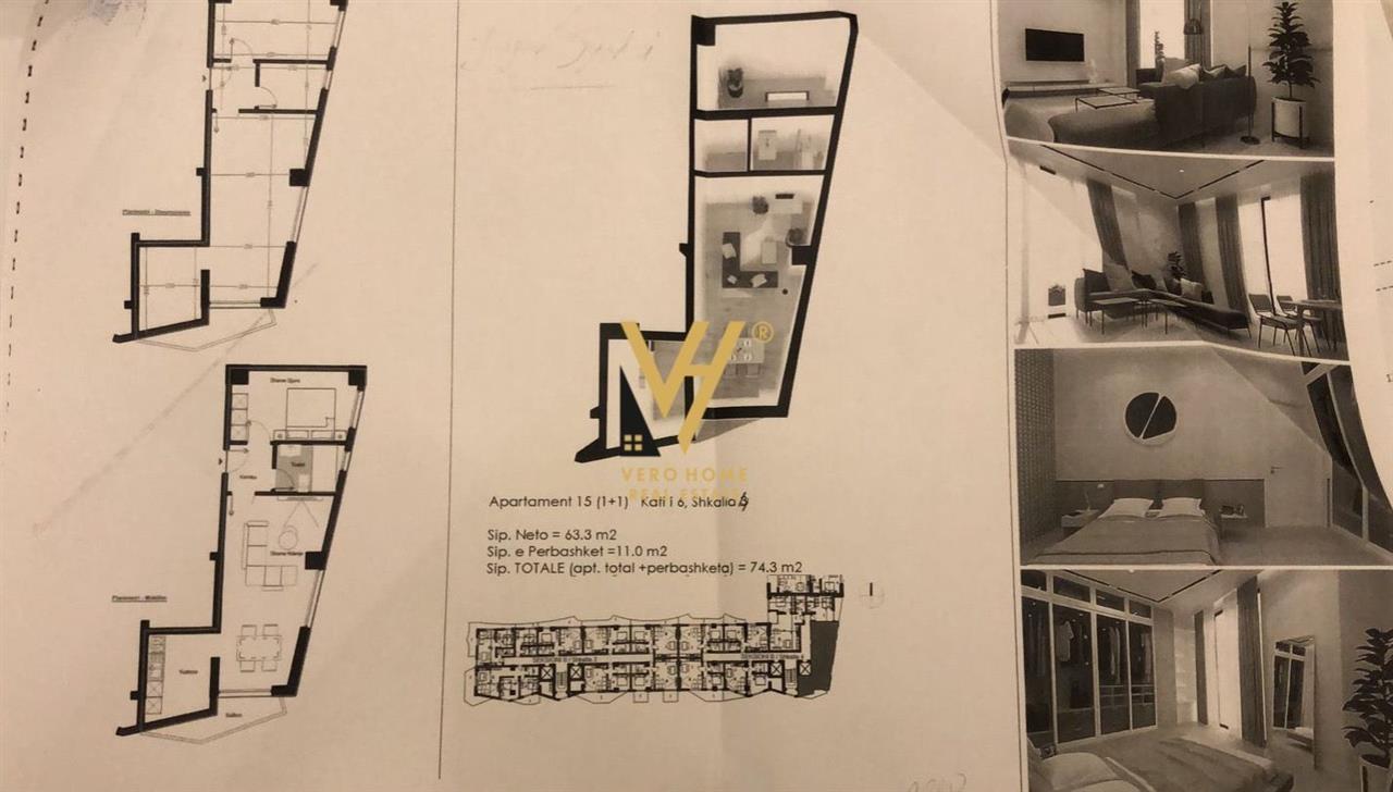 SHITET APARTAMENT 1+1+BLK NE SHENGJIN 105.000 EURO