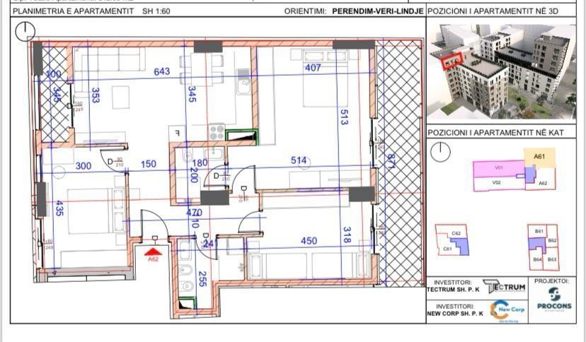 Shitet Apartament 3+1+2,Bulevardi i Ri ,Tirane