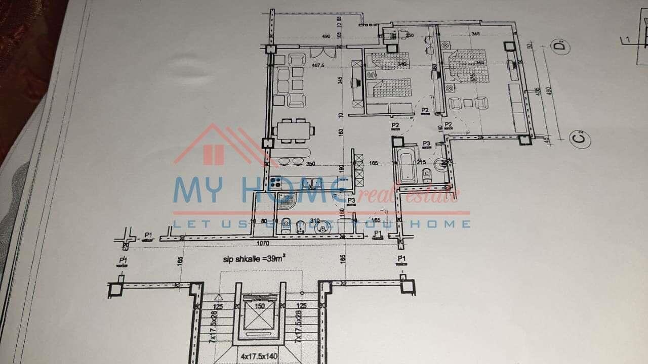 Apartament 2+1 ne Shitje te Xhamlliku Tirane