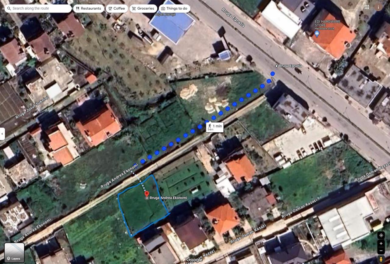 500 M2 Toke truall me qera ne hyrje te Kavajes