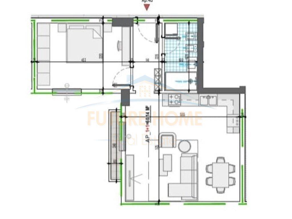 Shitet, Apartament 1+1, Paskuqan, Tiranë.