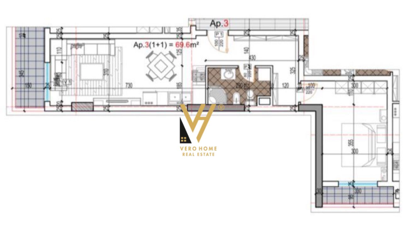 JEPET ZYRE 70 M2 ME QERA TE UNAZA E RE 500 EURO