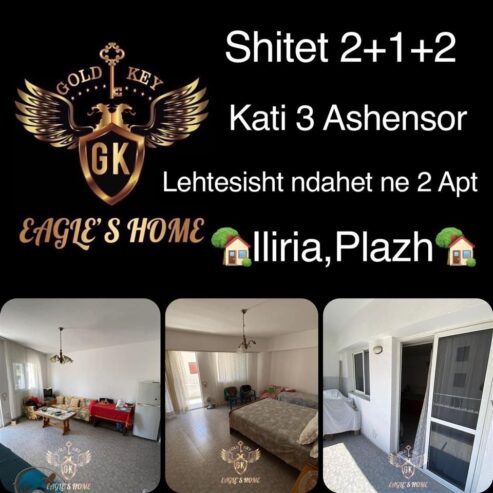 Shitet Super Apartament 2+1+ 2 me 2 Ballkone