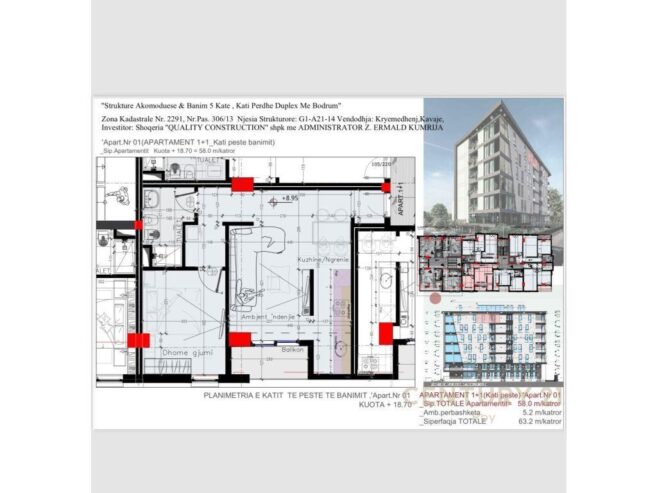 SHITET APARTAMENT 1+1,NDERTIM I RI.GOLEM!