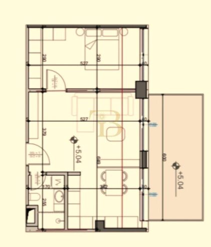 Apartament 1+1 në shitje, Rruga “Siri Kodra”