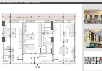 Shitet apartament 2+1
