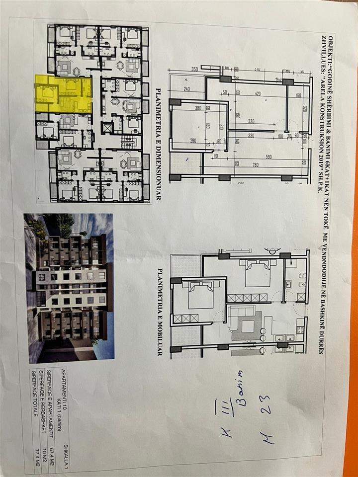 Shiten 2 apartamente 2+1 te zjarrfiksja