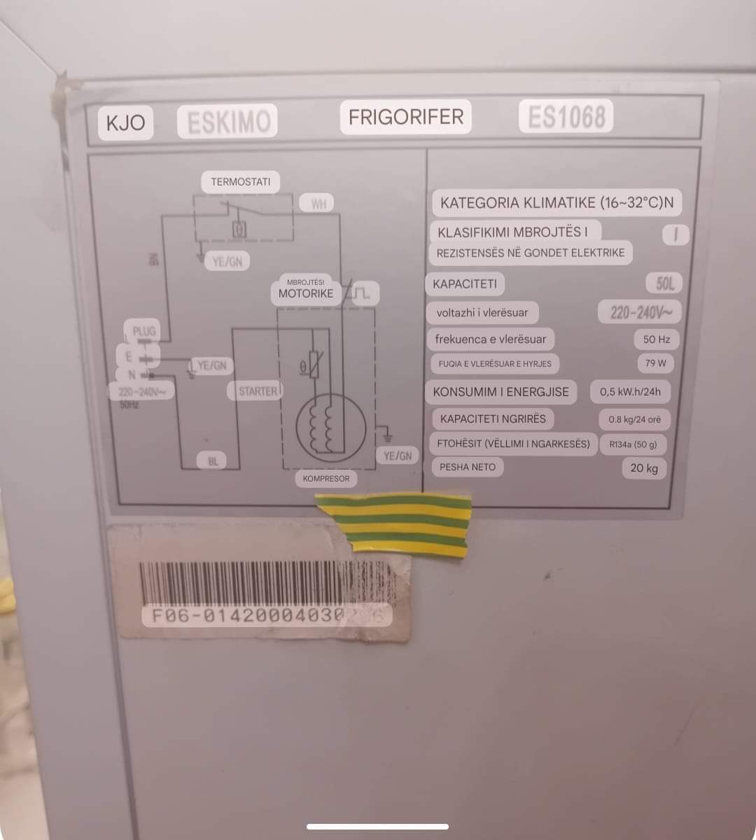 Shitet: Mini frigorifer “ESKIMO”