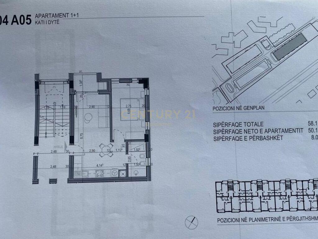 Apartament 1+1 per shitje tek Gjiri Lalzit ! Mundesi pagese