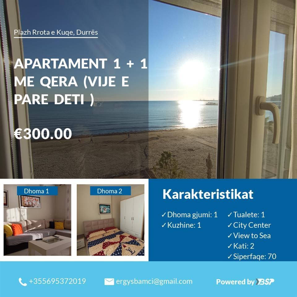 APARTAMENT 1 + 1 Me QERA (VIJE E PARE DETI )
