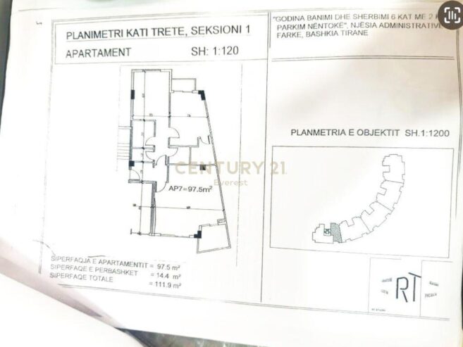 LIQENI I THATE,SHESIM APARTAMENT 2+1 179,000 € everest101306