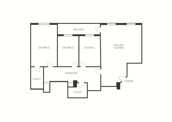 SHESIM APARTAMENT 3+1+2 TEK RR.BARRIKADAVE