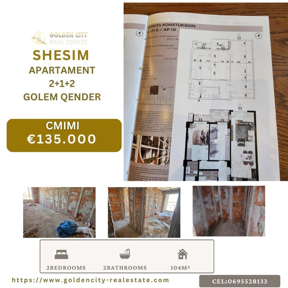 Shitet apartament 2+1+2 GOLEM
