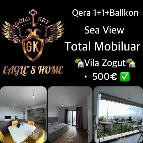 Qera • 1+1+Ballkon • Sea View