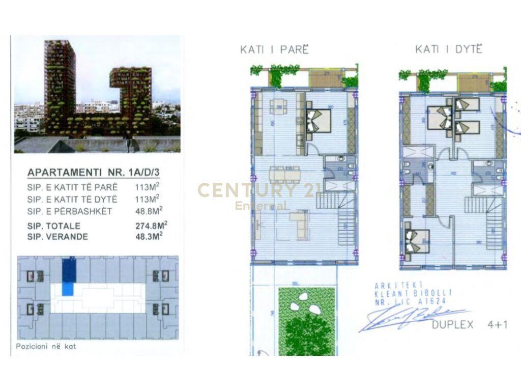 Duplex 4+1 per qira tek Garden Building