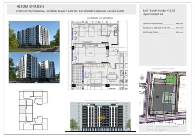 Shitet Apartment 2+1+1 Paskuqan 115,000 €