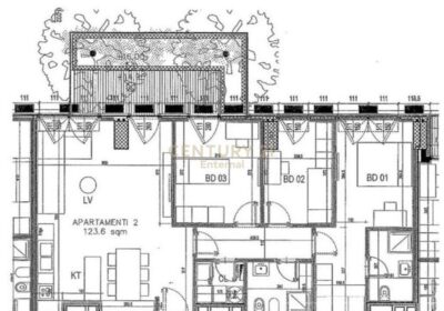 Apartament 3+1 per Shitje ENT103346