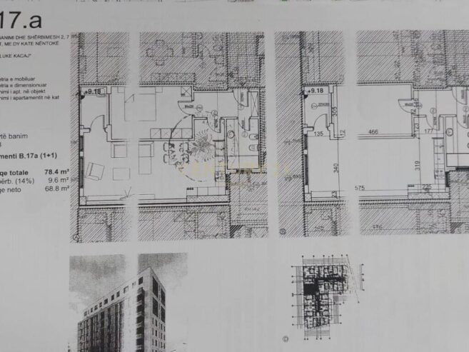 Apartament 1+1 Në Shitje në Rrugën e Dibrës, Tiranë! Impact1