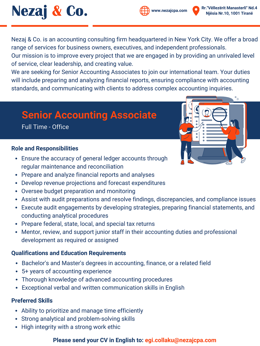 Senior Accounting Associate