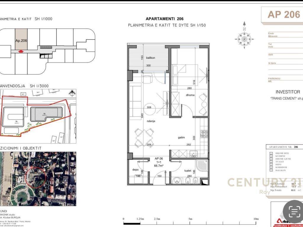 SHITET APARTAMENT 1+1 NE GOLEM,NDERTIM I RI VETEM 30 METRA L