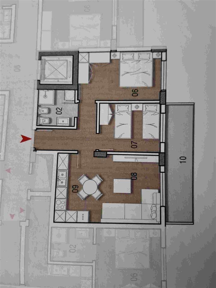 SHITET APARTAMENT 2+1 NE VLORE