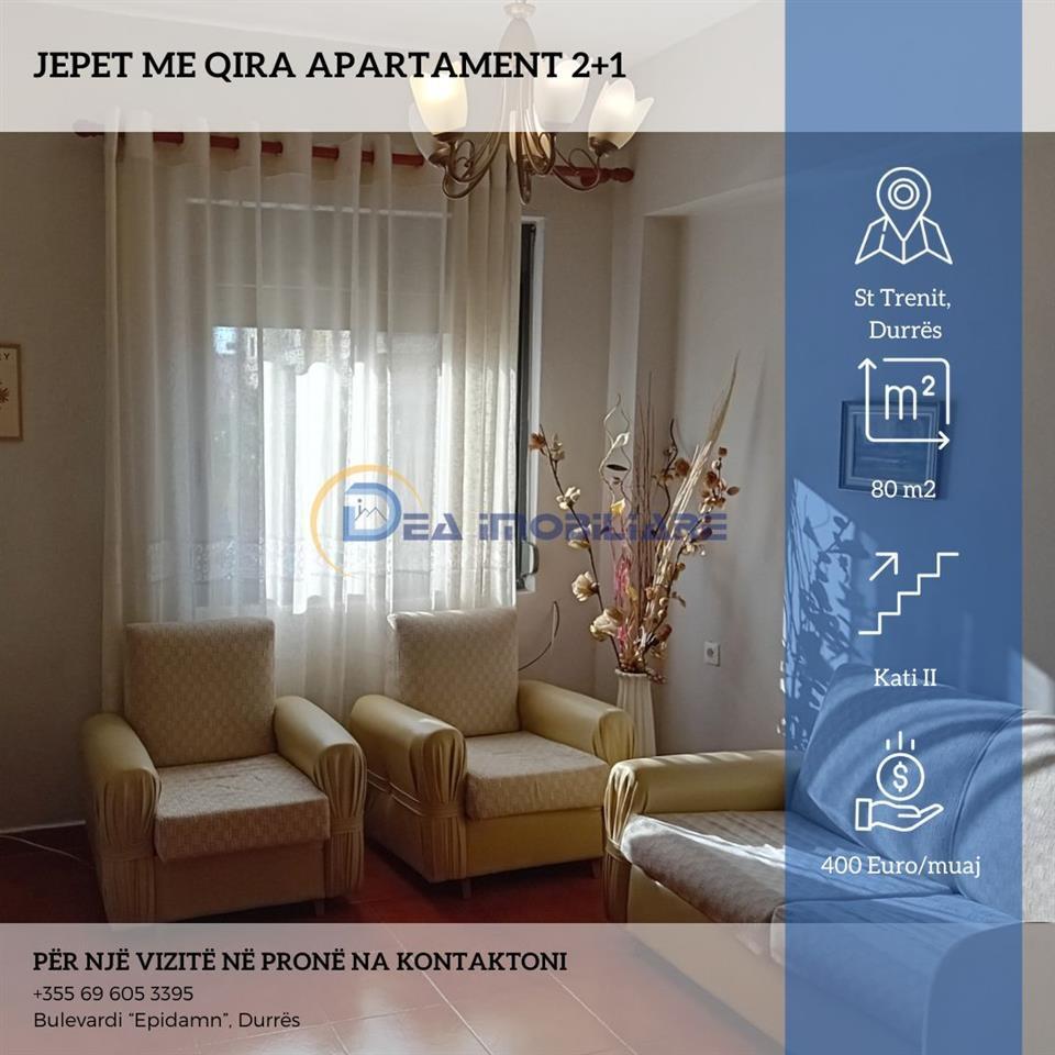 JEPET APARTAMENT 2+1 NE QENDER TEK STACIONI TRENIT
