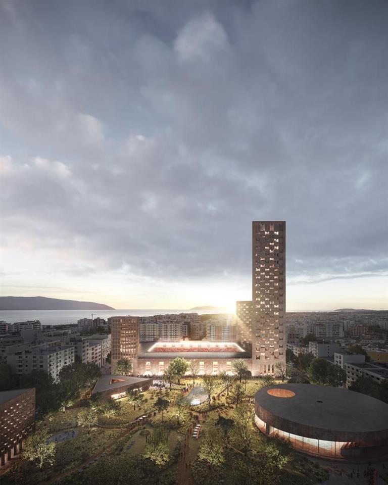 Shitet Penthouse tek stadiumi Flamurtari