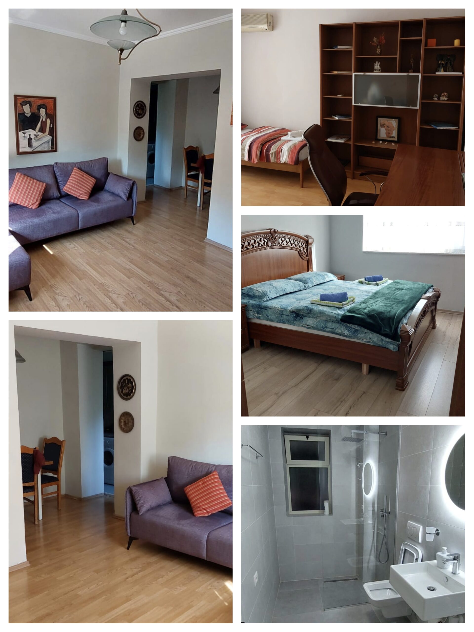 Jepet me qira Apartamet 2+1 Mozaiku Tiranës