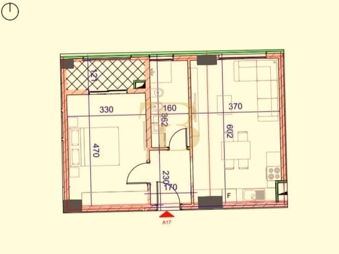 Apartament 1+1 në shitje, Rezidenca Jordan