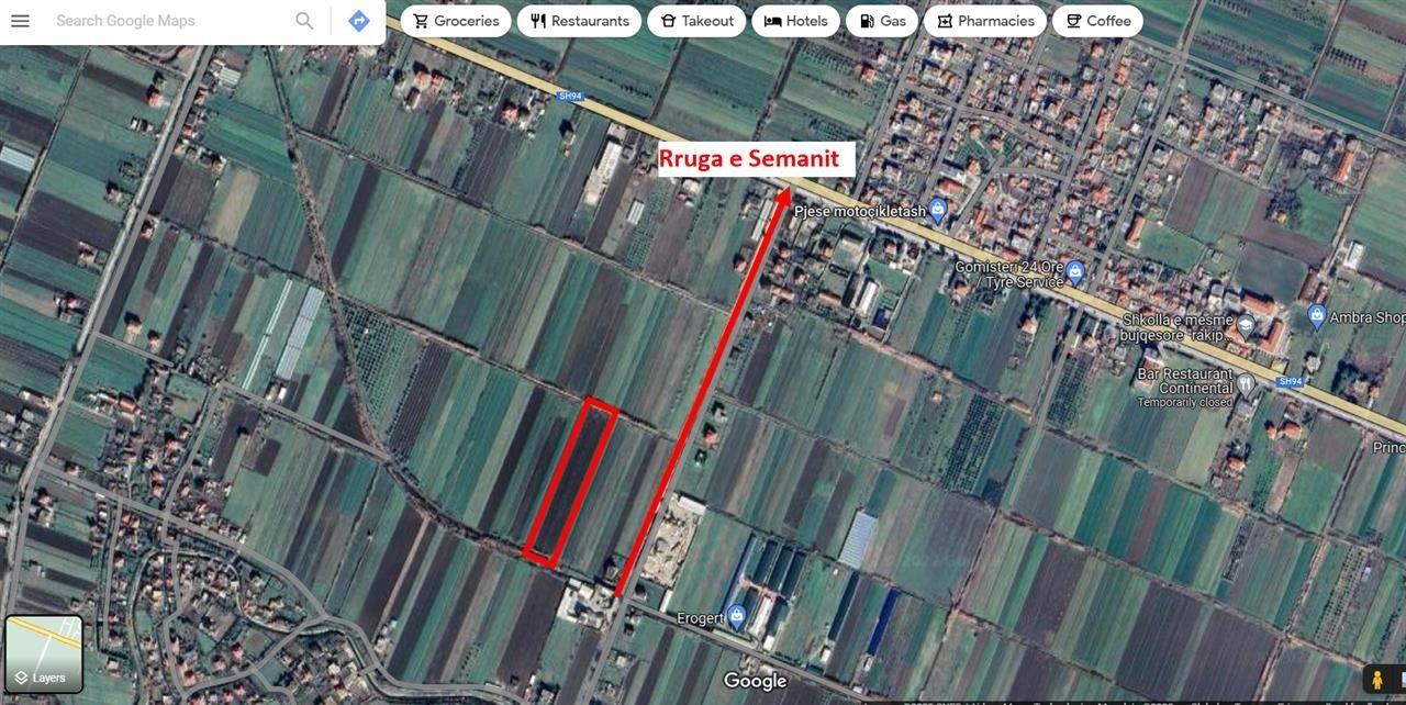 Shitet Toka ne fshatin Radostine 3400m2