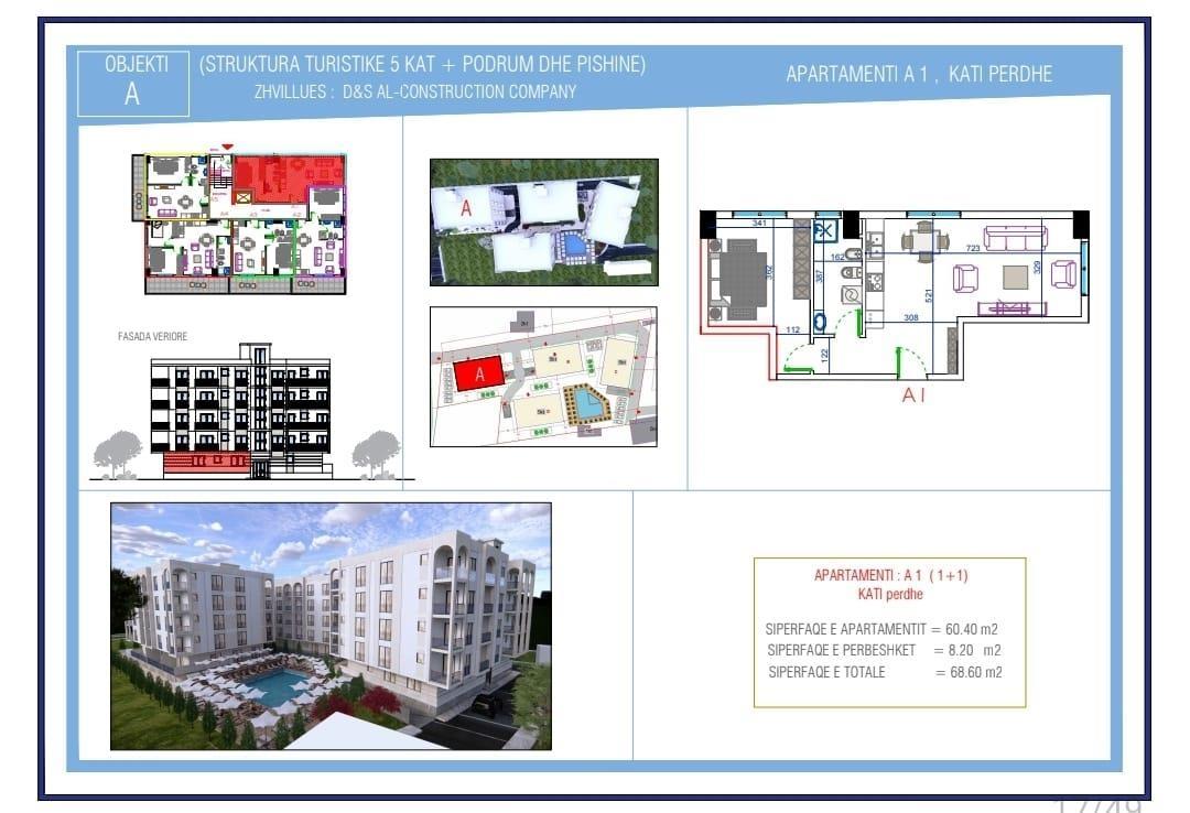 Shitet 1+1| 900 €/m