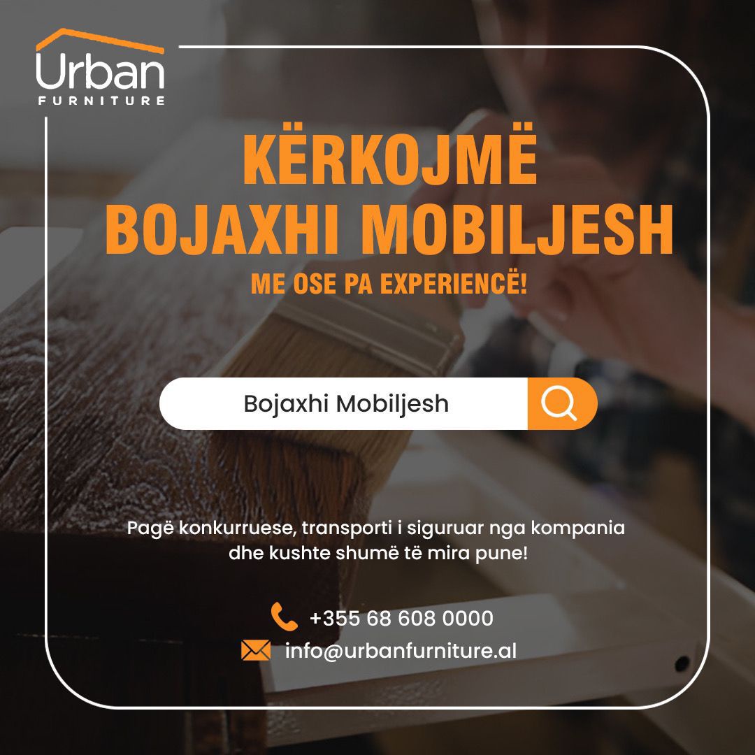 Kerkojme Bojaxhi Mobiljesh me dhe pa eksperience