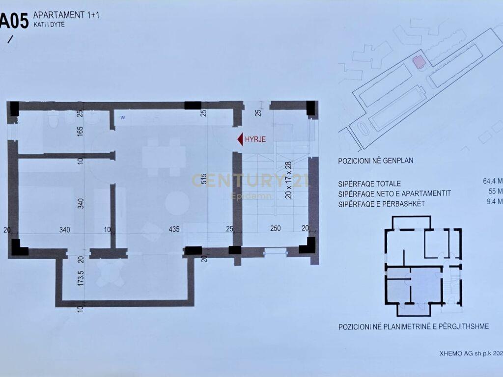 Apartament 1+1 per shitje tek Gjiri i Lalzit !