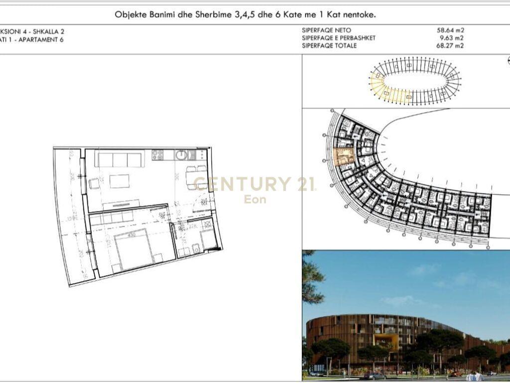 EXCLUZIVE SHITET APARTAMENTI 1+1 TEK REZIDENCA EON ,NE GOLEM