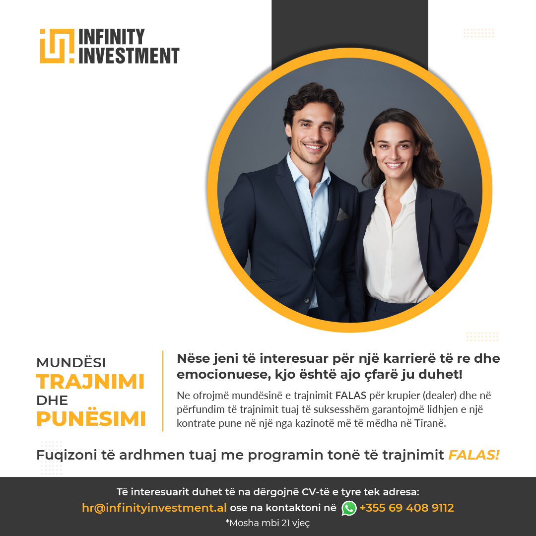 Mundësi Trajnimi dhe Punësimi!