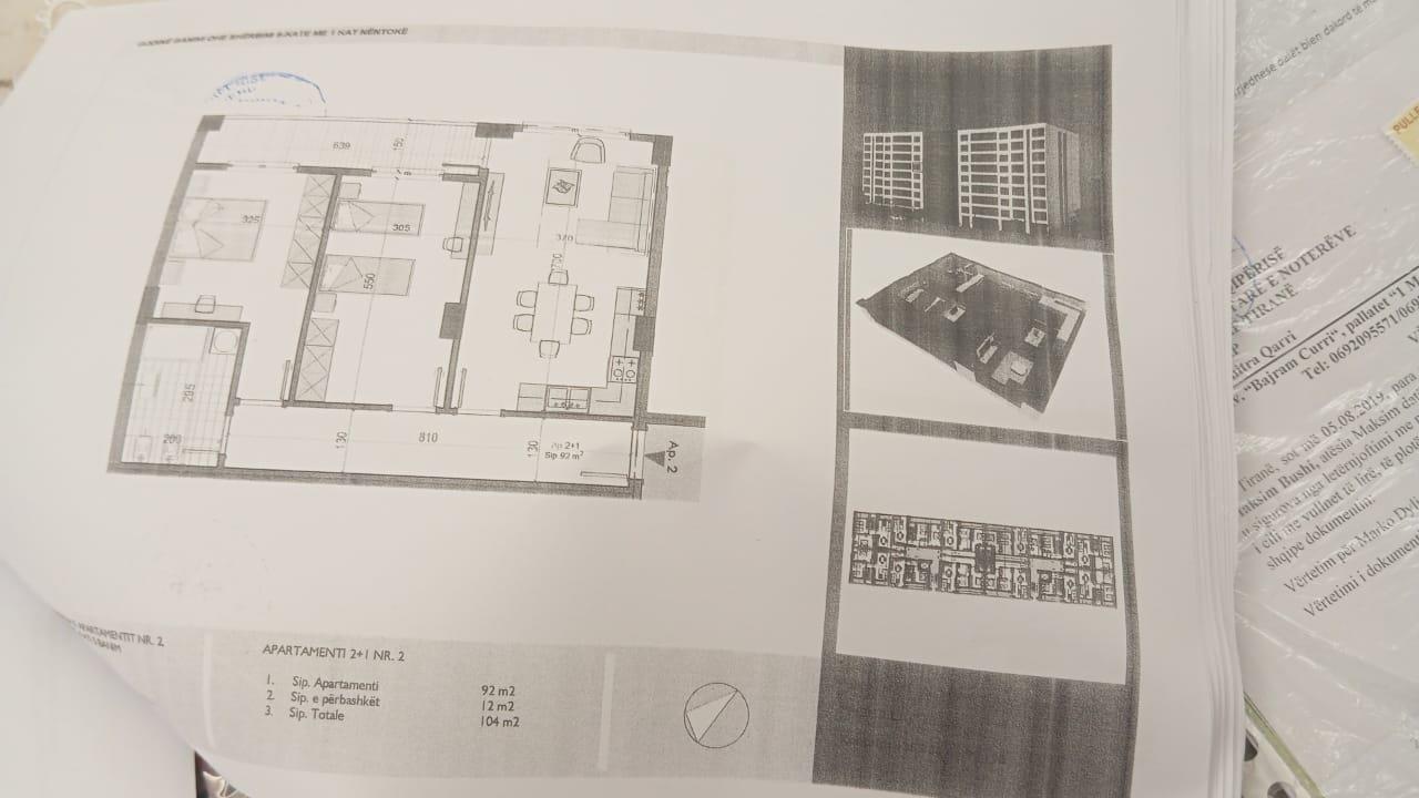 Shitet apartament 104m2, tek Ulliri, Kamëz